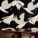 Papier peint autocollant oriental moderne pour salon Aironi Neri Vente