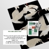 Papier peint autocollant oriental moderne pour salon Aironi Neri Dimensions