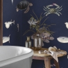 Papier peint design marin moderne Poissons Tropicaux Bleus Promotion