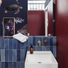 Papier peint design marin moderne Poissons Tropicaux Bleus Vente