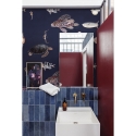 Papier peint design marin moderne Poissons Tropicaux Bleus Remises