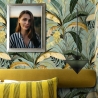 Papier peint autocollant jungle avec arbres Forêt Tropicale Vert Offre