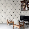 Papier peint géométrique design vintage noir et blanc Art Déco Vente