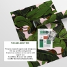 Papier peint floral jungle pour salon Feuilles de Bananiers Roses Modèle