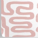 Papier peint moderne design géométrique Abstrait Blanc et Rose Réductions