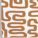 Papier peint adhésif design géométrique Abstrait Blanc et Noisette Remises