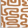 Papier peint adhésif design géométrique Abstrait Blanc et Noisette Remises