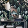Papier peint chambre à coucher floral jungle Giungla Botanica Vente