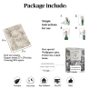 Papier peint beige élégant à motif floral pour chambre à coucher Feuilles Edera Choix