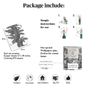 Papier peint urban jungle plantes blanc et gris Palmes Exotiques Réductions
