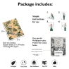 Papier peint jungle orange avec feuilles et animaux Jungla Tropicale Remises