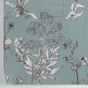 Papier peint élégant à motifs de feuilles pour chambre à coucher Illustrations Florales Offre