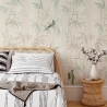 Papier peint floral plantes orientales Forêt Japonaise Bambou Vente