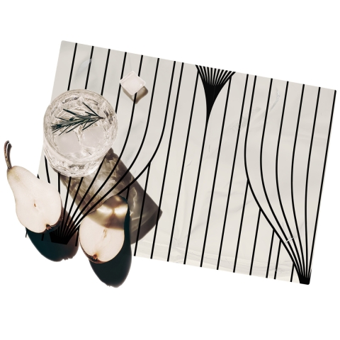 Set de 2 sets de table lavables design vintage 42x30 Art Déco Promotion