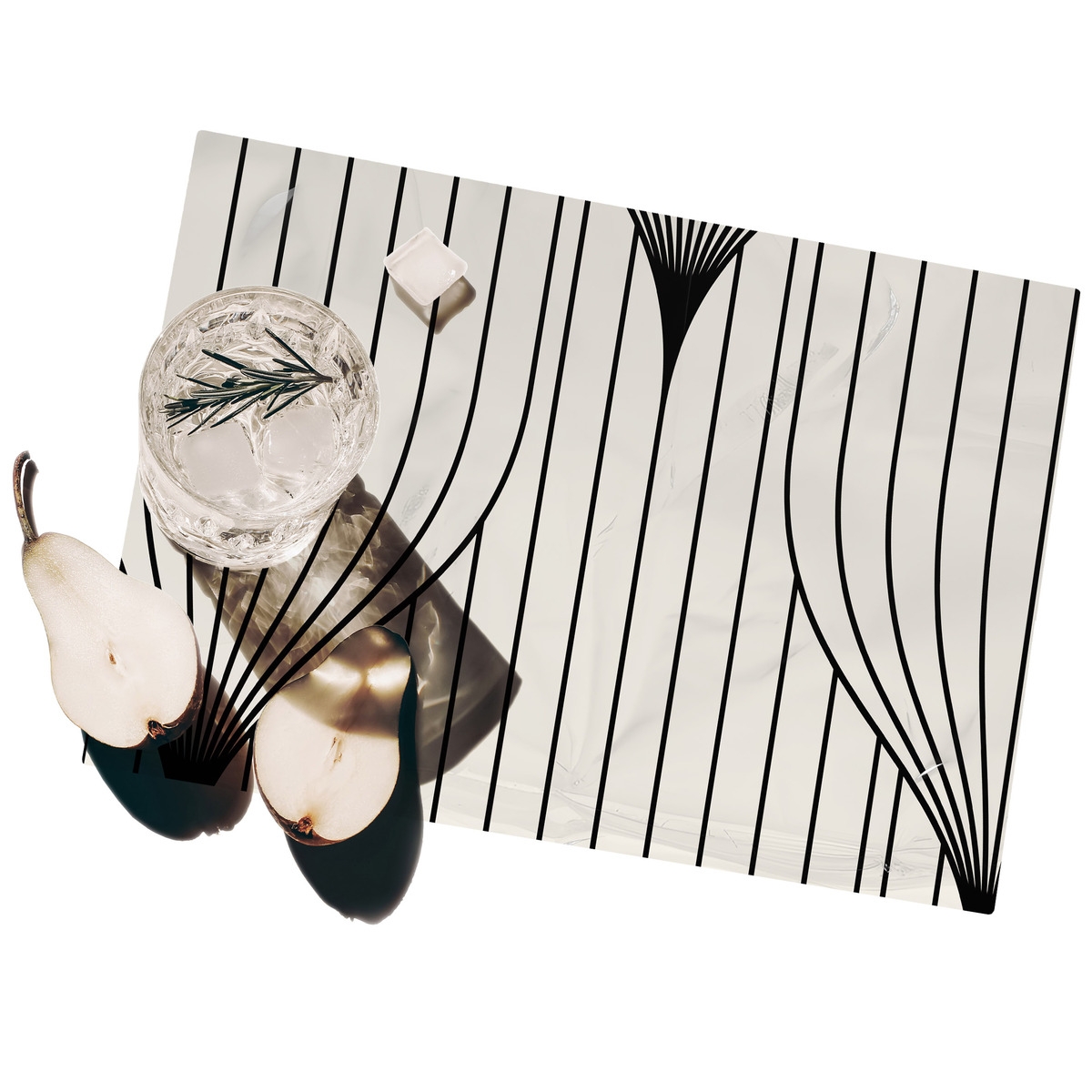 Set de 2 sets de table lavables design vintage 42x30 Art Déco Promotion
