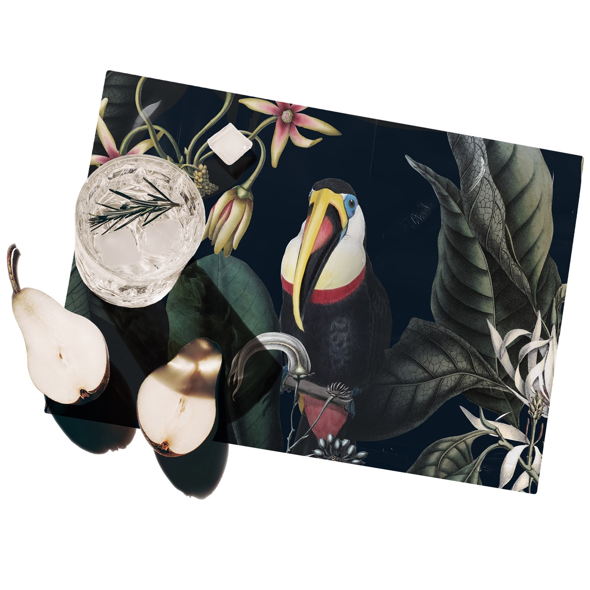Set de 2 sets de table lavables imprimé animaux de la jungle 42x30 Dark Jaguar Promotion