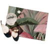 Ensemble de 2 sets de table pour le petit-déjeuner 42x30 Forêt Rose Promotion