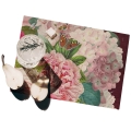 Ensemble de 2 sets de table style floral en plastique lavables Velvet Promotion