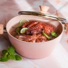 Set de casseroles et poêles antiadhésives 13 pièces granite rose Stonerose Prix