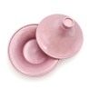 Tajine antiadhésive en céramique rose 26cm Bisetti Stonerose Offre