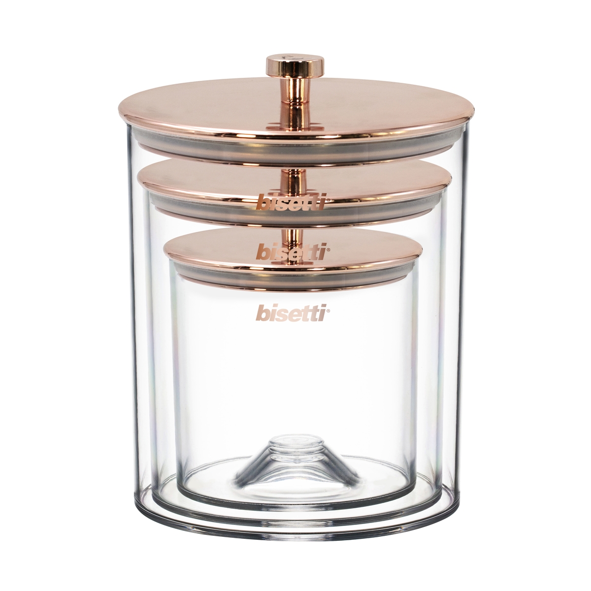 Ensemble de 3 bocaux de cuisine empilables hermétiques Stonerose Promotion