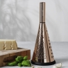 Râpe conique manuelle en inox rose à 3 lames Stonerose Vente