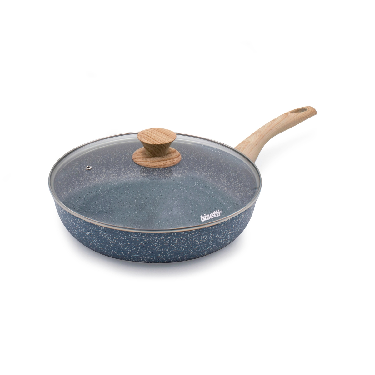 Poêle antiadhésive en aluminium 28 cm avec couvercle Pierre Gourmet Promotion Poêle antiadhésive en aluminium 28 cm avec couvercle Pierre Gourmet Promotion