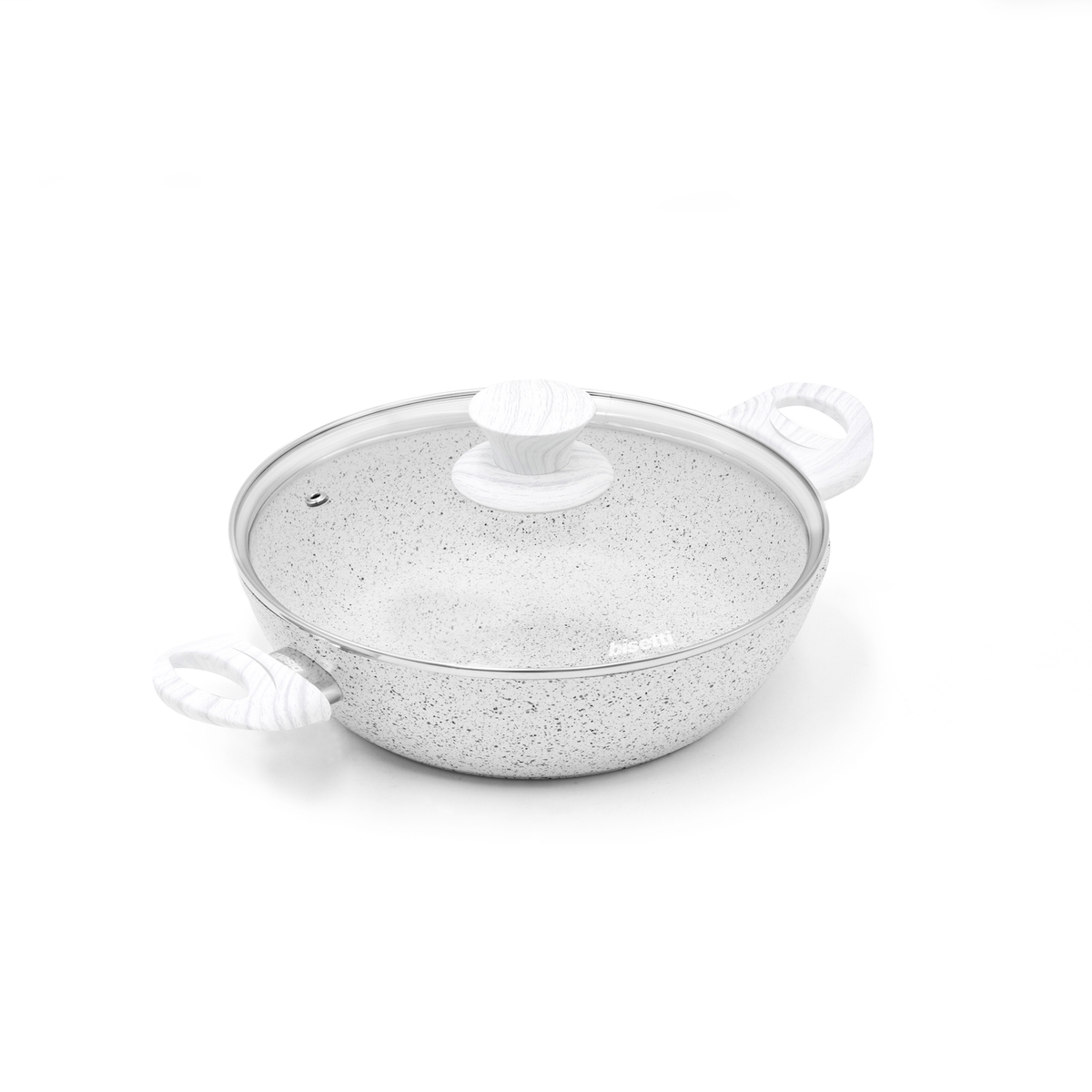 Poêle en aluminium antiadhésive 24cm Bisetti Stonewhite Promotion Poêle en aluminium antiadhésive 24cm Bisetti Stonewhite Promotion