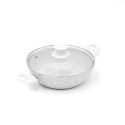 Batterie 13 pièces casseroles poêles grille antiadhésives Stonewhite Offre