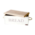 Boîte à pain avec planche à découper en bois Bisetti Stonewhite Promotion