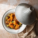 Tajine antiadhésive marocaine 26cm Bisetti Stonewhite Vente