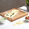 Planche en bois de hêtre 40x36cm pour cuisine Bisetti Vente