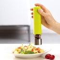 Moulin électrique pour sel et poivre design transparent 20cm Bisetti Vente