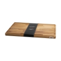 Planche à découper en bois avec rebord pour jus 35x23x2cm Bisetti Offre