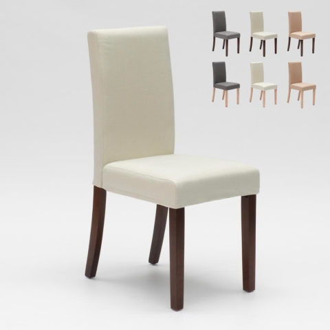 Chaise de cuisine et salle à manger rembourrée style henriksdal Comfort Promotion