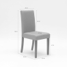 Chaise de cuisine et salle à manger rembourrée style henriksdal Comfort 