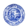 Set de 4 petites assiettes en terre cuite style anglais 19x19x2 cm Blue Italian Promotion