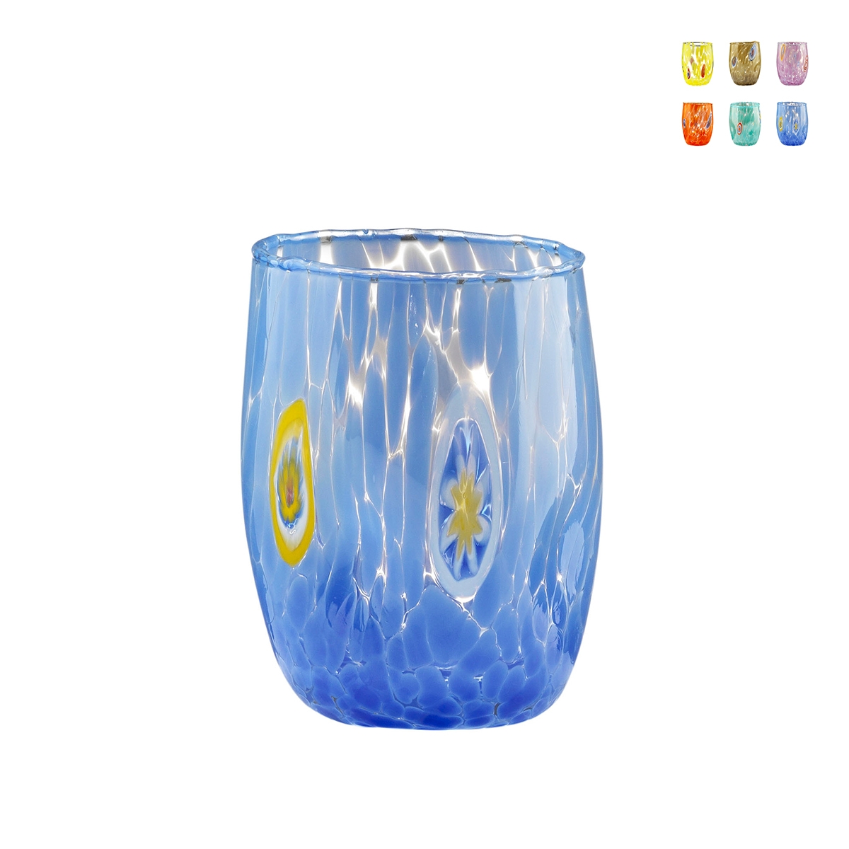 Ensemble de 6 verres à eau en verre forme arrondie 10cm Bombetta Promotion Ensemble de 6 verres à eau en verre forme arrondie 10cm Bombetta Promotion