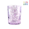 Ensemble de 6 verres à eau de table 10cm en verre coloré Carnaval Promotion