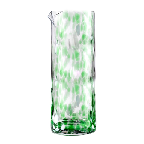Carafe à eau 0,9L en verre vert de 21 cm Carnaval Promotion