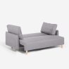 Canapé-lit 2 places style scandinave dossier inclinable Chara Offre