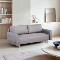 Canapé-lit 2 places style scandinave dossier inclinable Chara Promotion