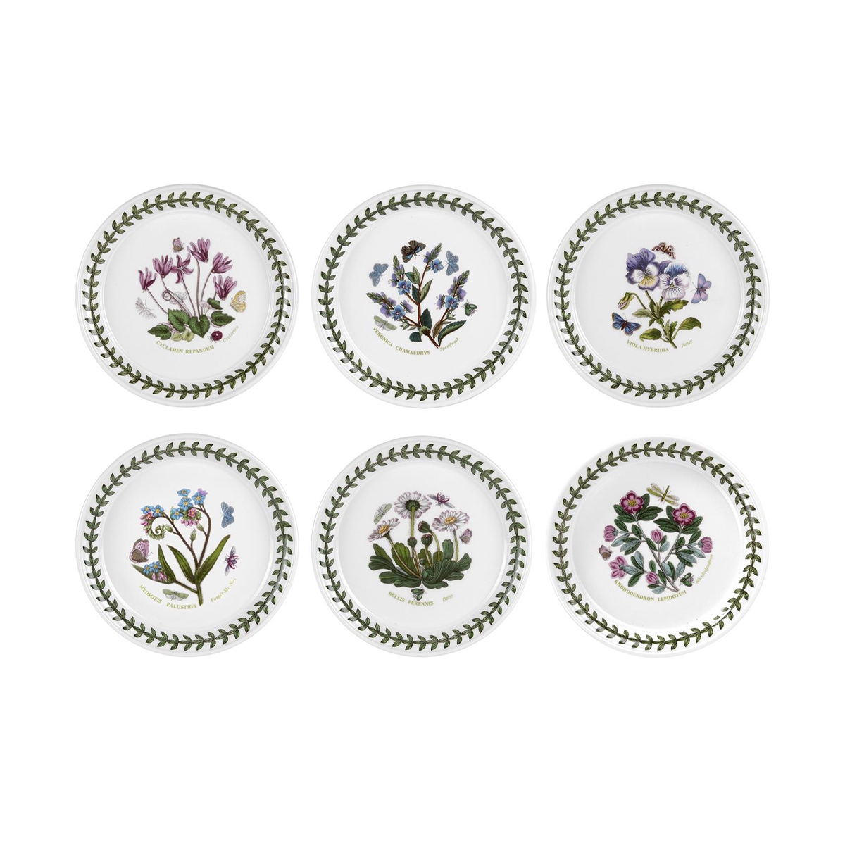 Set de 6 assiettes à pain en porcelaine 16,5 cm Botanic Garden Promotion Set de 6 assiettes à pain en porcelaine 16,5 cm Botanic Garden Promotion