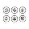 Set de 6 assiettes à pain en porcelaine 16,5 cm Botanic Garden Promotion