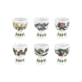 Lot de 6 coquetiers en porcelaine Portmeirion Botanic Garden Promotion