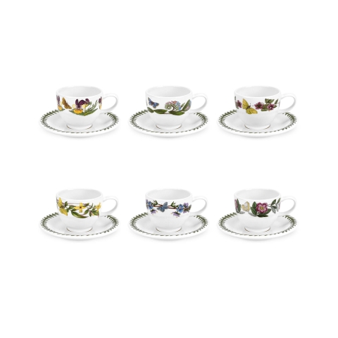 Set de 6 tasses à café en porcelaine Portmeirion Botanic Garden Promotion