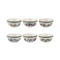 Ensemble de 6 bols empilables 13 cm en porcelaine Portmeirion Botanic Garden Promotion