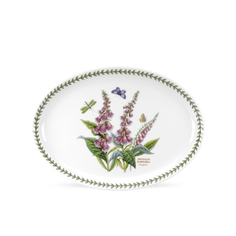 Plat de service ovale 33 cm en porcelaine Portmeirion Botanic Garden Promotion