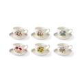 Lot de 6 tasses à petit-déjeuner en porcelaine Portmeirion Botanic Garden Meadow Promotion