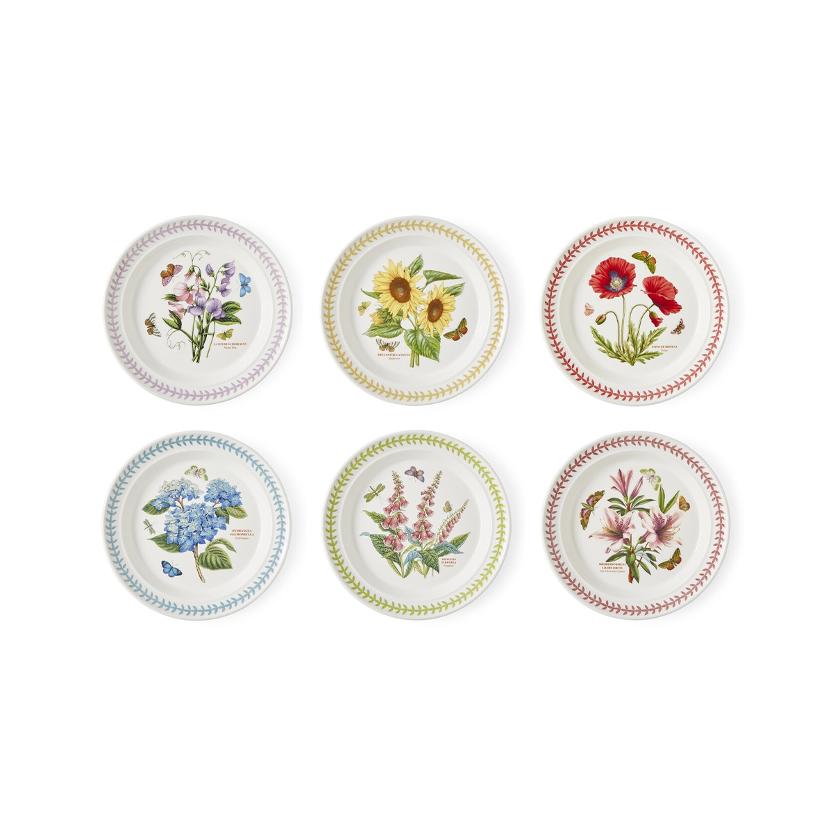 Set de 6 assiettes plates 26,7 cm Portmeirion Botanic Garden Meadow Promotion Set de 6 assiettes plates 26,7 cm Portmeirion Botanic Garden Meadow Promotion